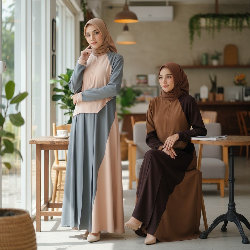 Endomoda Gamis Hafizah Gamis Muslimah Terbaru Dress Syari