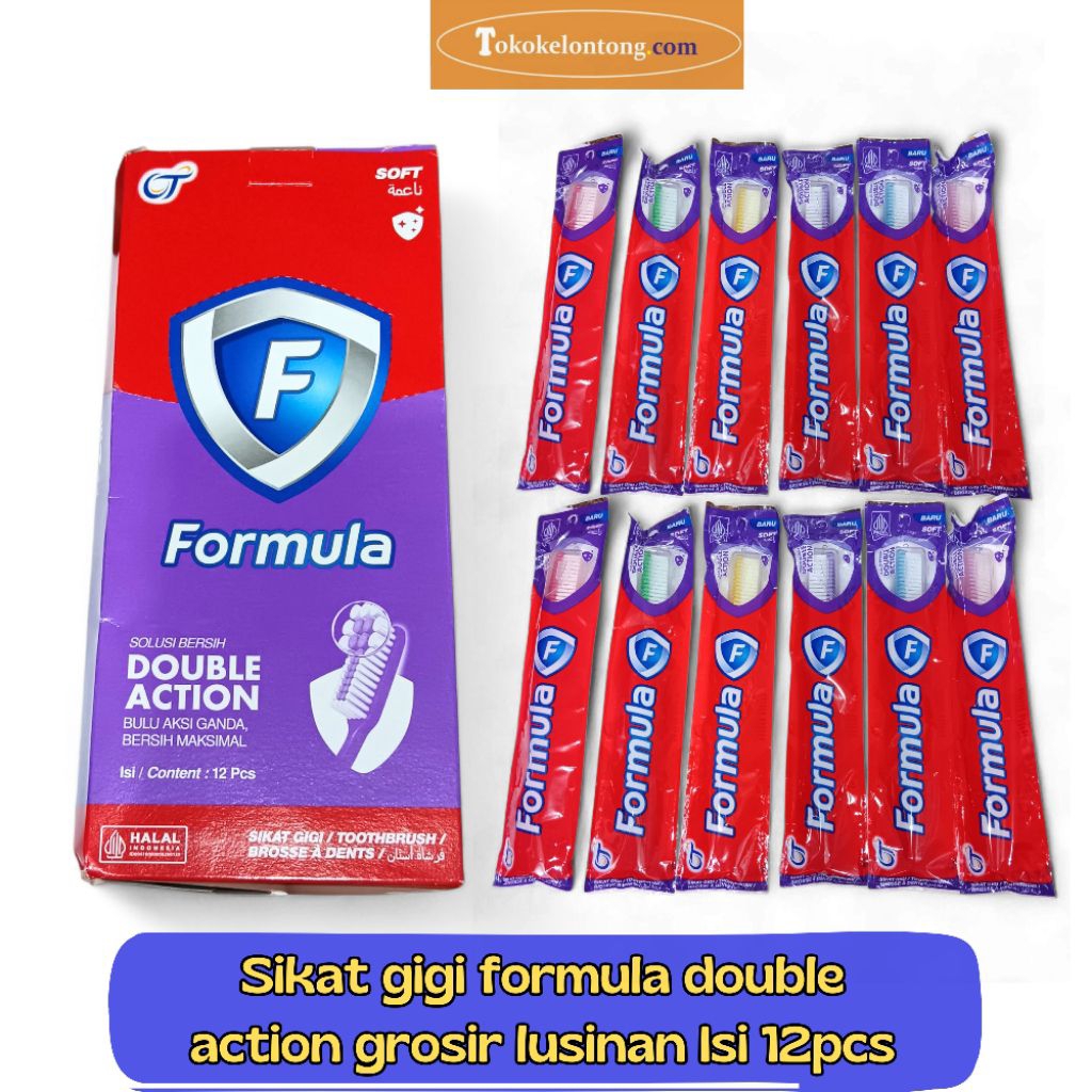 Sikat gigi formula (harga 1 lusin)-sikat gigi grosir-sikat gigi lusinan-formula sikat gigi