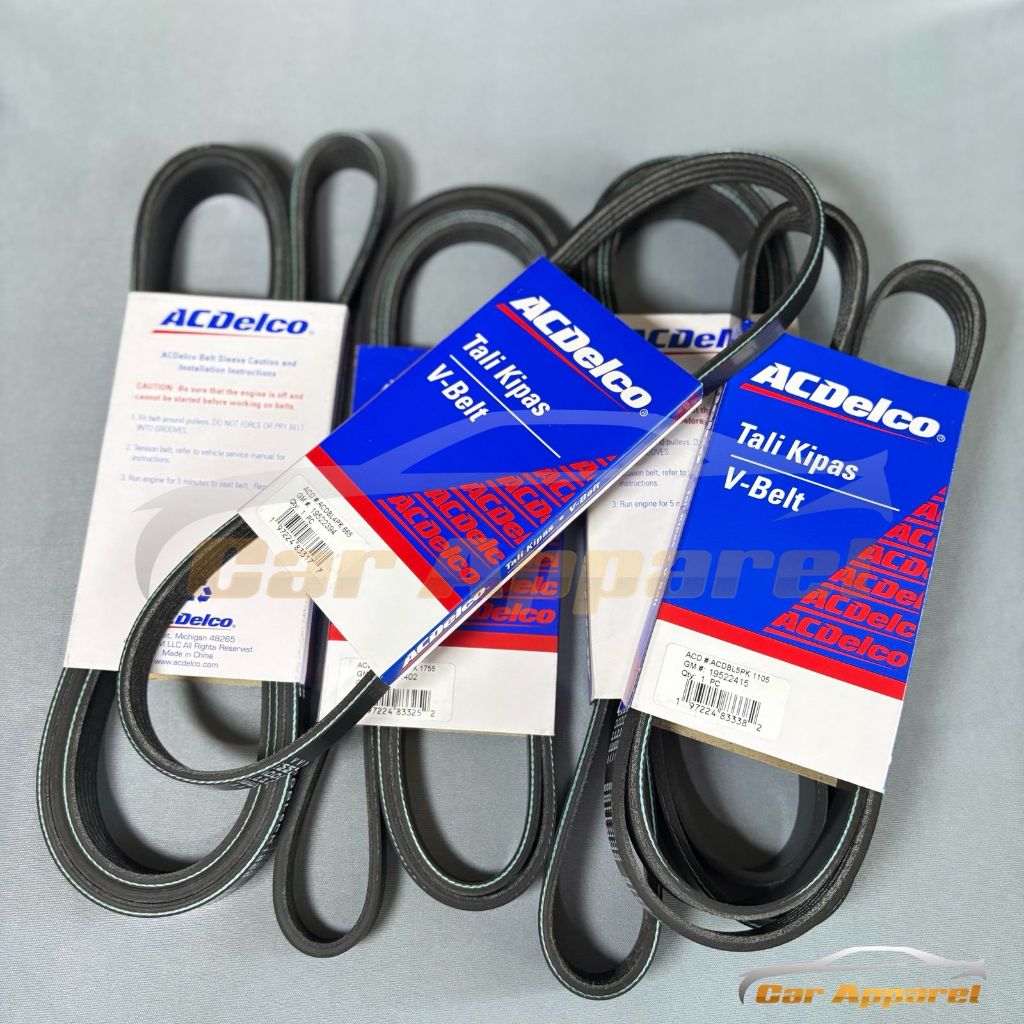 Fan Belt Fanbelt Sirion Gen1 VVTi M300 2007-2012 ACDELCO 2402 Sabuk Tali Kipas V-belt 4PK1755