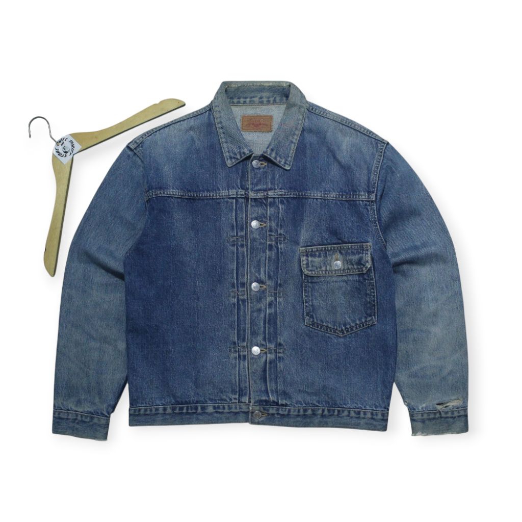 stadium type 1 selvedge trucker denim