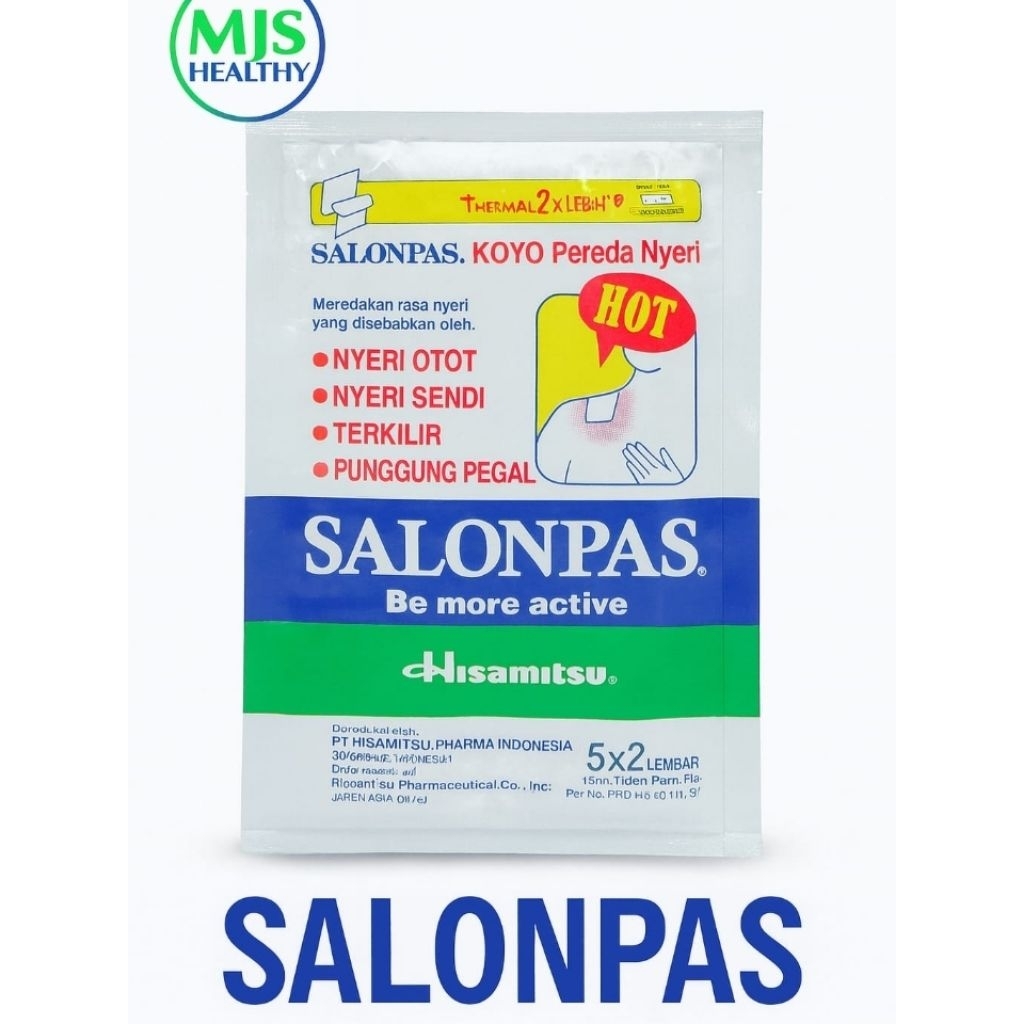 Salonpas Koyo Hangat Original – Redakan Pegal, Nyeri Sendi Cepat Hilang