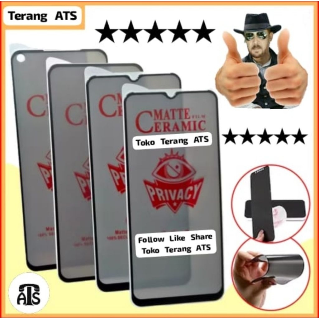 OPPO Anti-Spy Ceramics Tempered Glass...............................................................