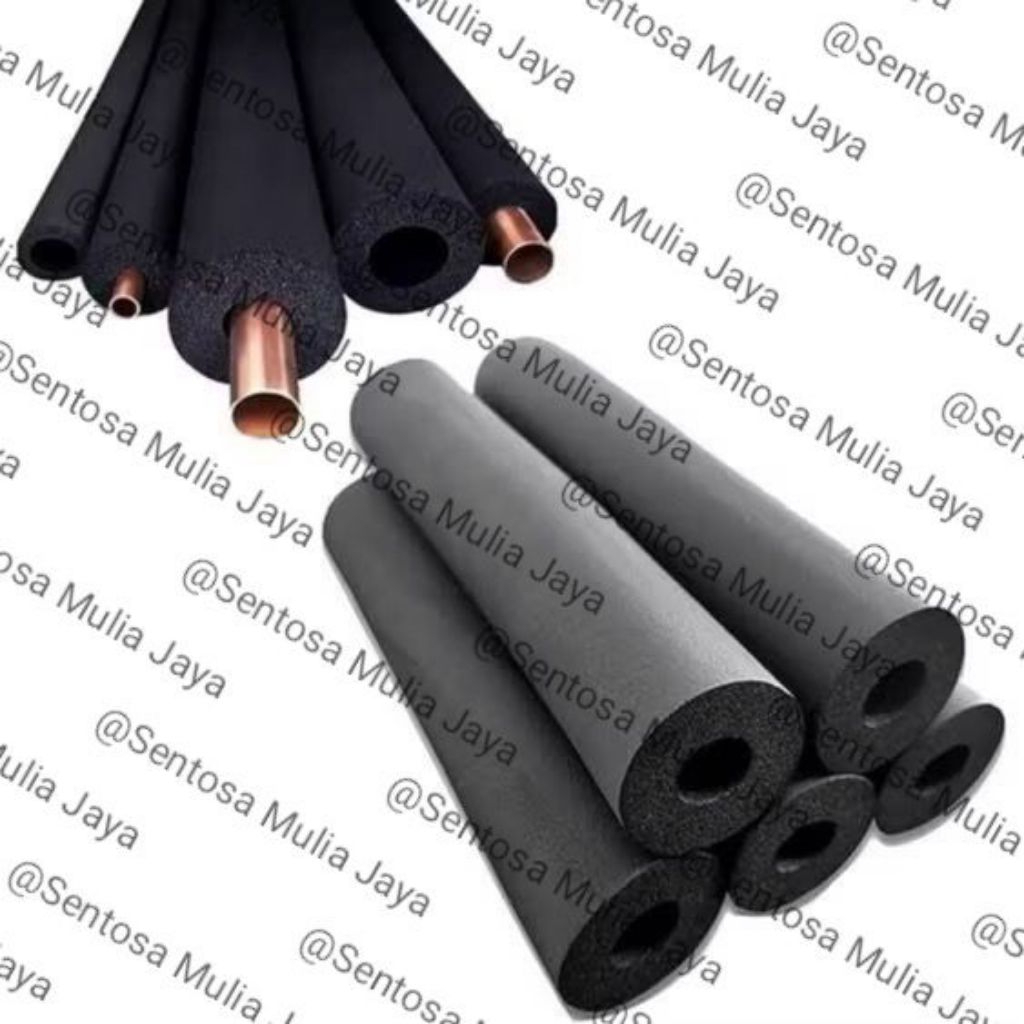 busa insulasi pembungkus pipa ac selongsong isolasi pipa ac insulation foam tube tape spon busa bula