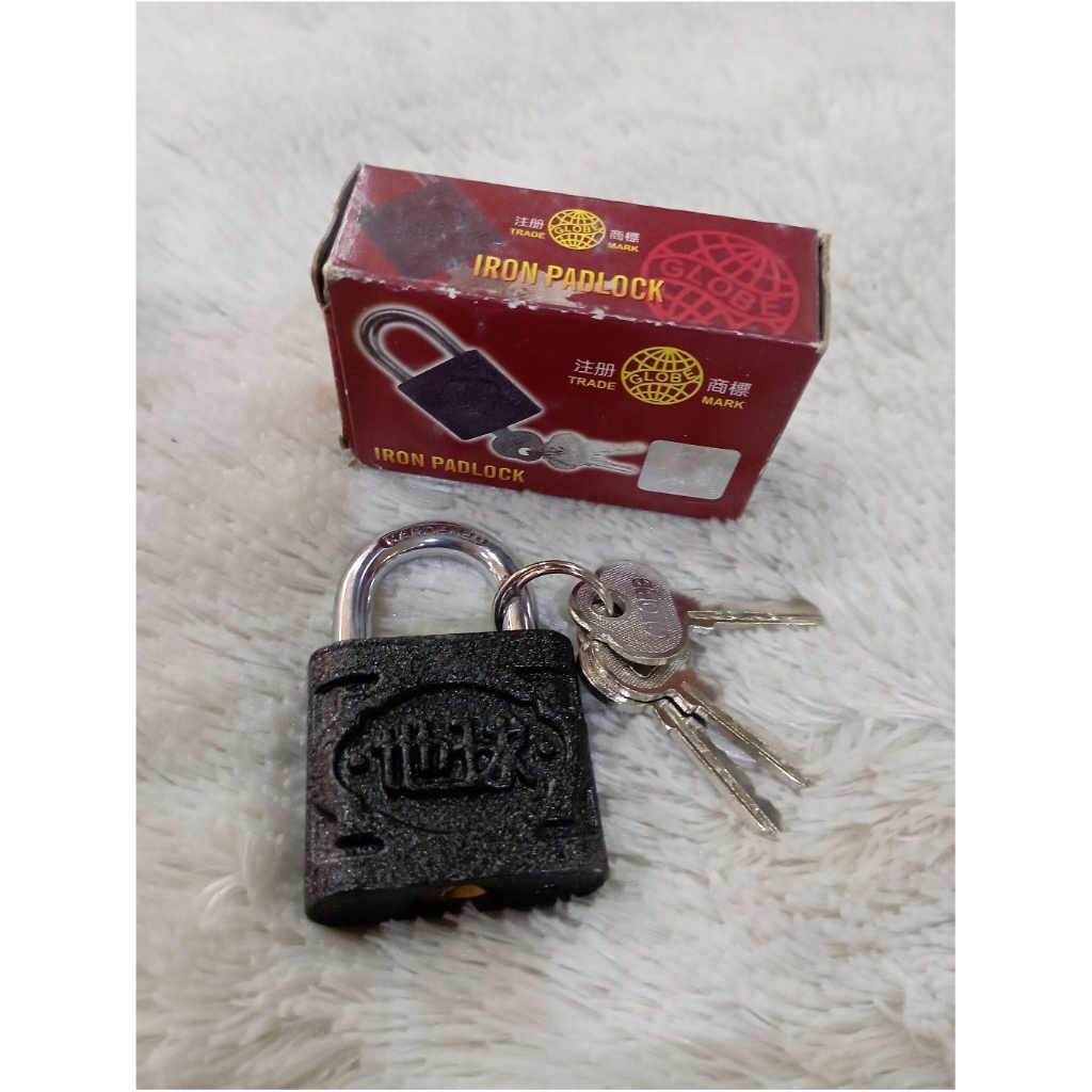 Gembok Globe Hitam 40 MM