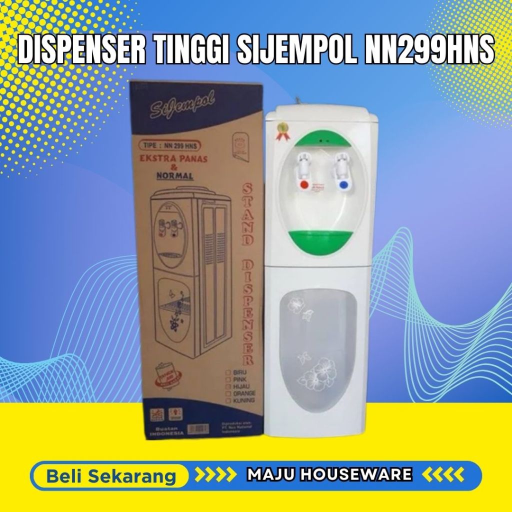 Sijempol Dispenser Tinggi NN 299 HNS Galon Atas Rak Bawah