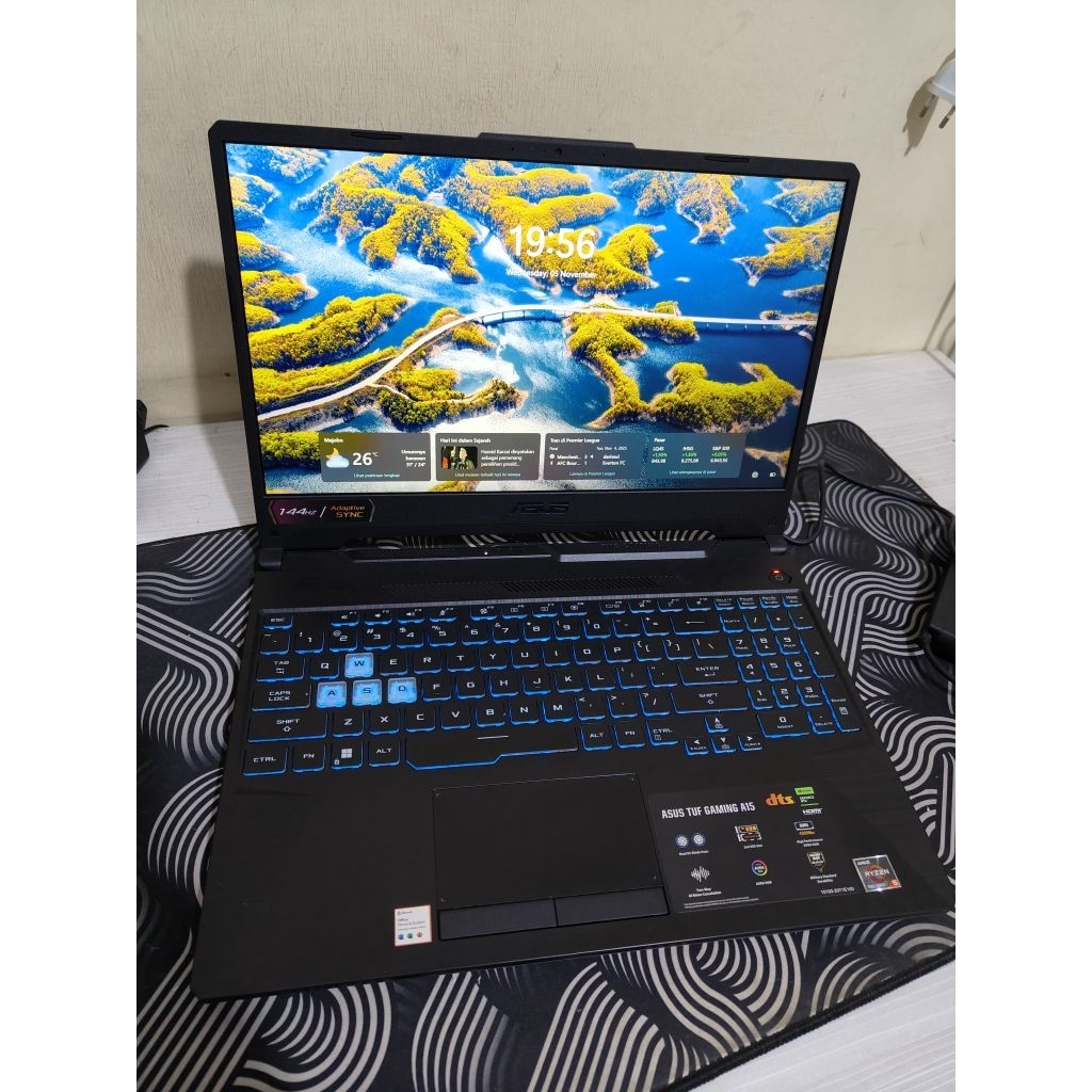 Asus TUF A15 FA506NF AMD Ryzen 5 7535H RTX2050 8/512
