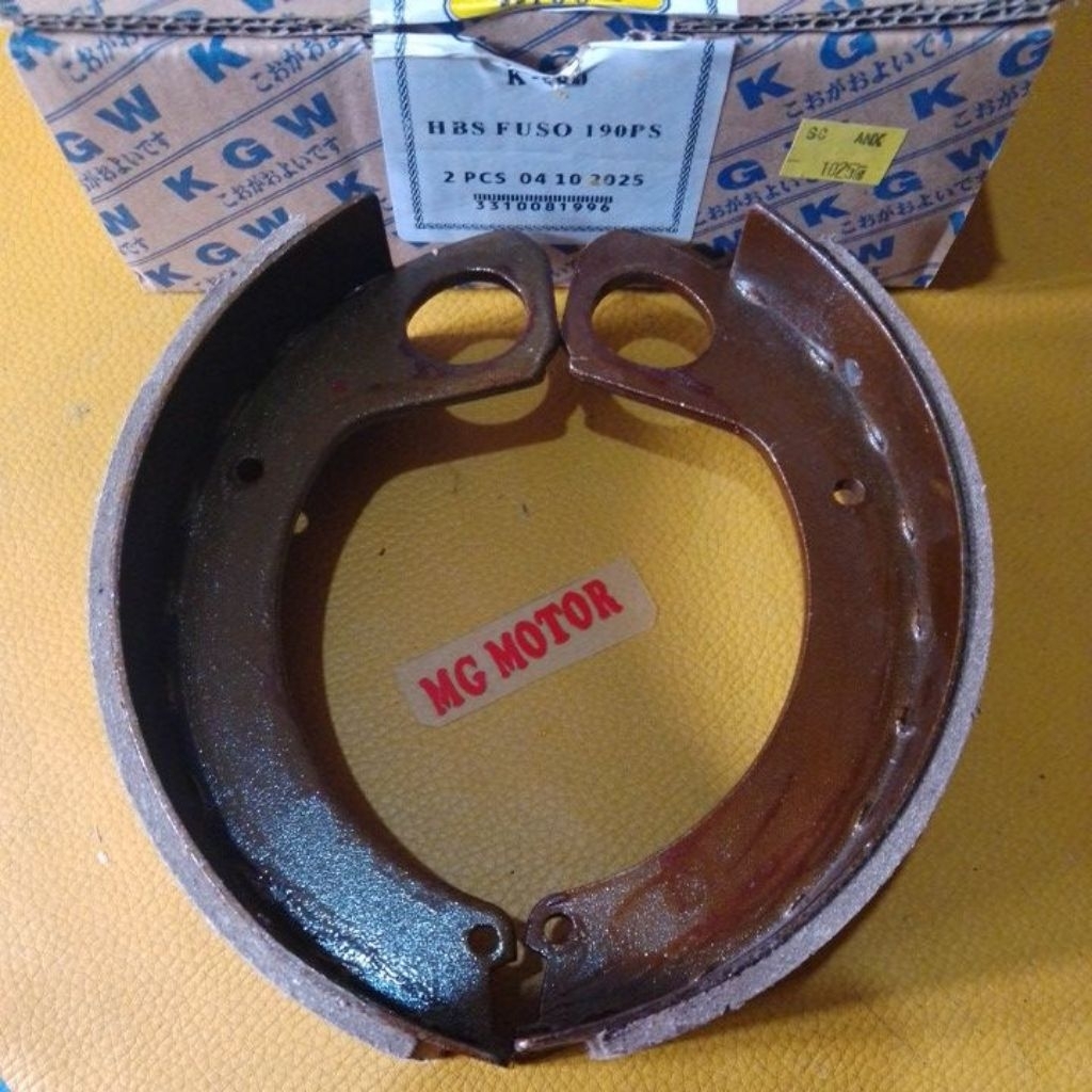 kampas rem tangan Fuso ps190 harga per 1 set