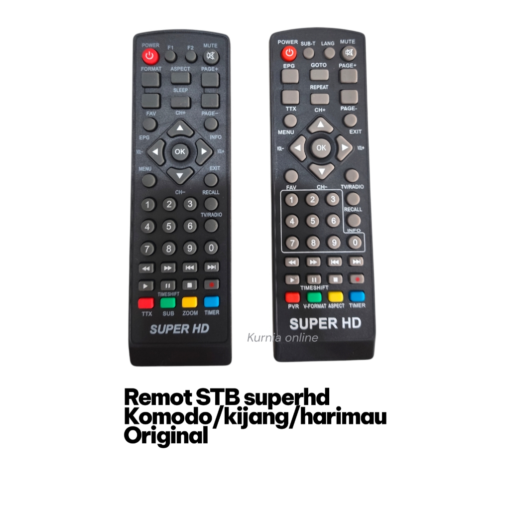 Remot stb superhd komodo kijang harimau ORIGINAL