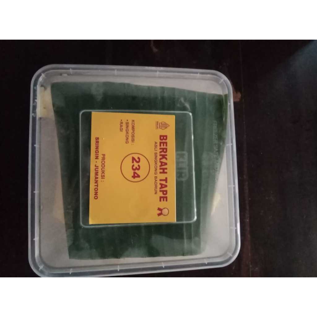 Tape Singkong Manis 1 Kg — Fermentasi Tradisional, Premium, Fresh, Halal, Cocok untuk Cemilan & Olah