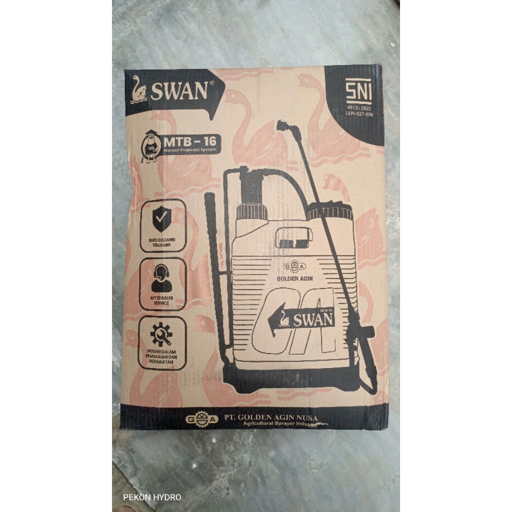 SWAN MTB 16 L SPRAYER KNAPSACK MANUAL SEMPROTAN 16 LITER