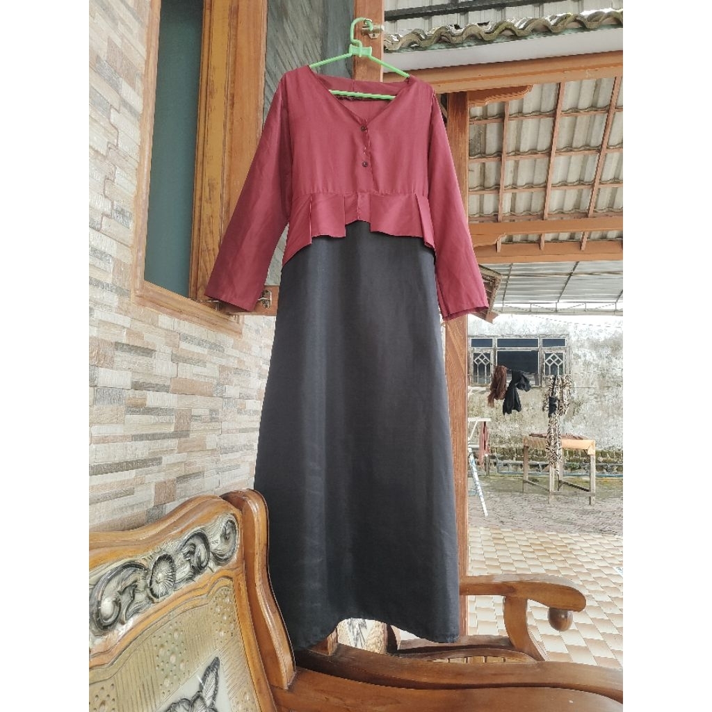 preloved abaya hitam
