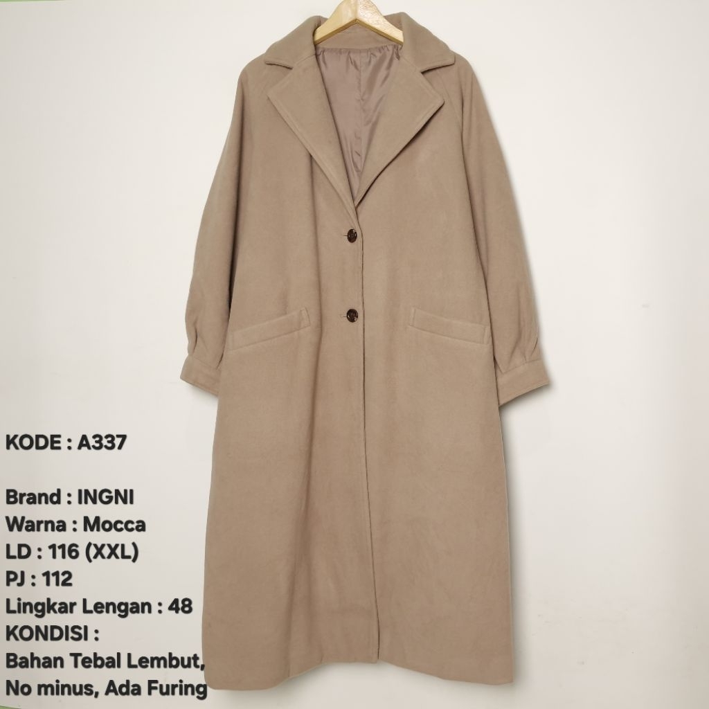 Coat, Long Coat Winter Musim Dingin Winter Jumbo Big size Preloved 010