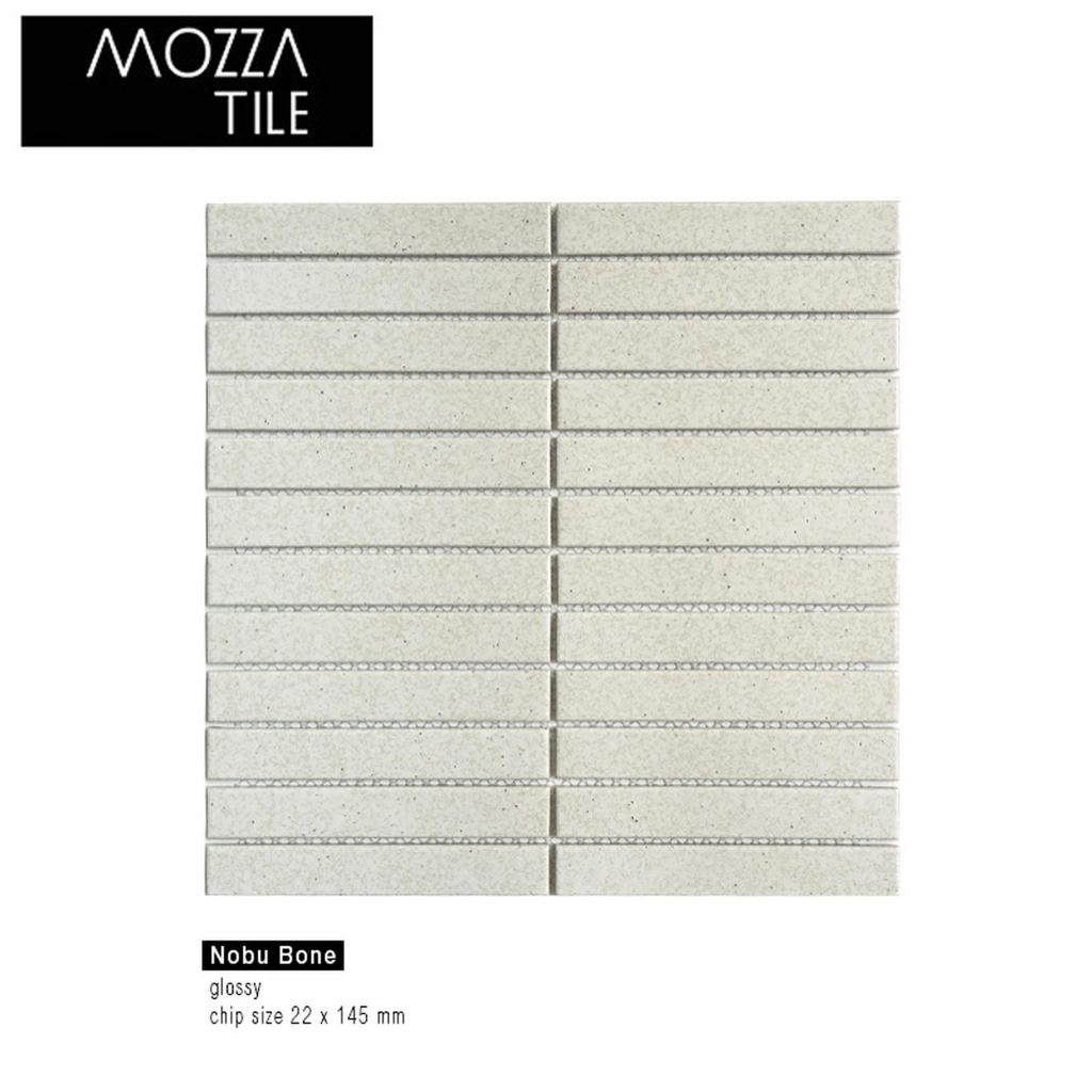 Mozza Tile Type NOBU BONE - Mosaic Mozaic Mosaik Mozaik Keramik Dinding Kamar Mandi Keramik Lantai K