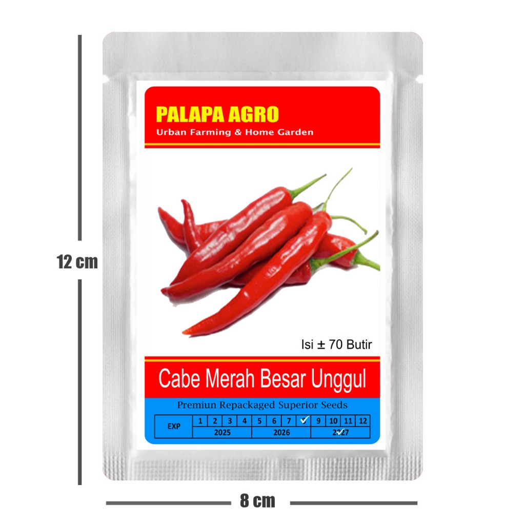 Bibit Cabe Merah Besar Unggul - Benih Cabe Merah