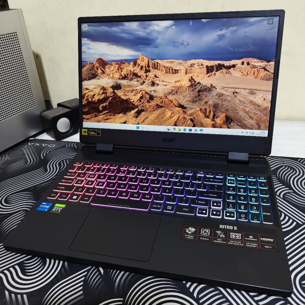 ACER NITRO 5 Intel i5-12500H RTX 3050 laptop gaming RTX3050