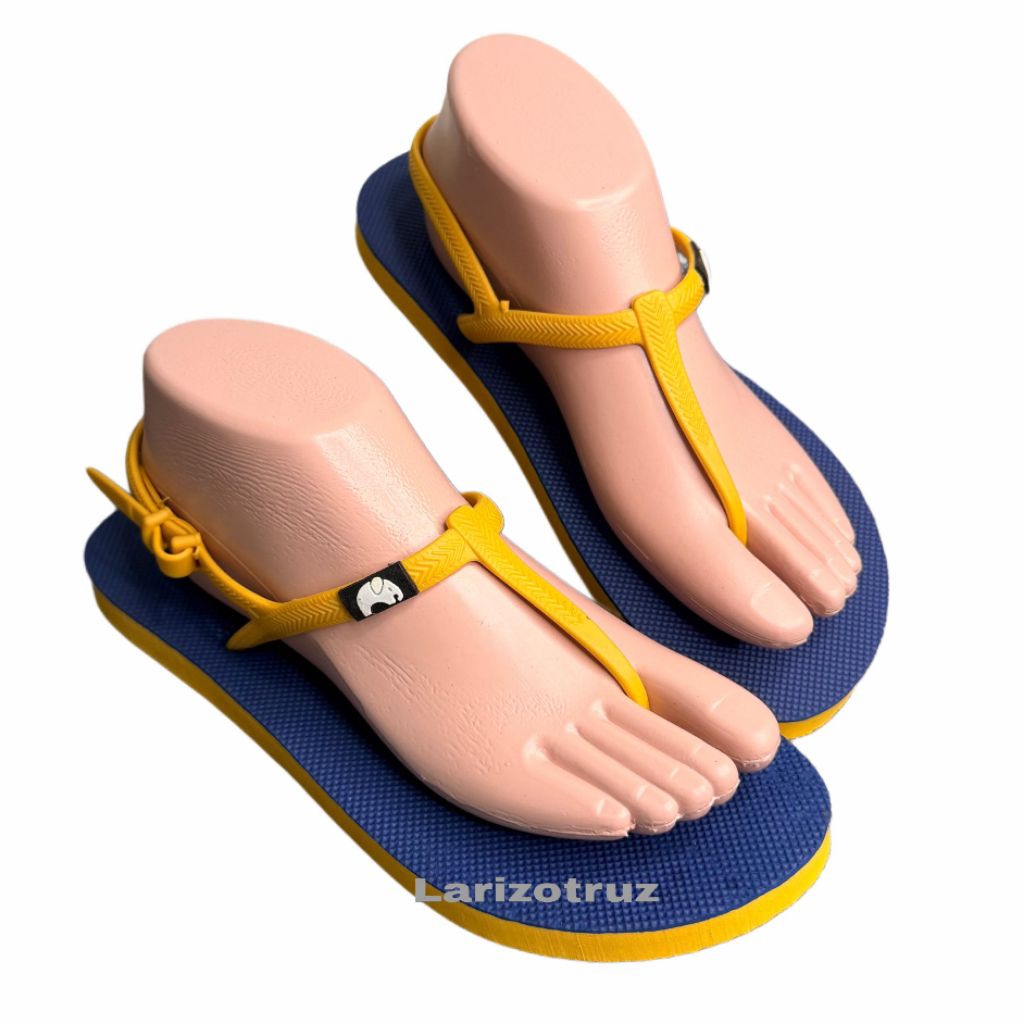 sandal flip flop STRAPY wanita - flip flop wanita pakai TALI BELAKANG bahan karet nyaman dipakai