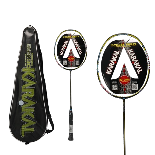 Raket Original Karakal Black Zone 30 Bonus Senar Tas Kaos Badminton