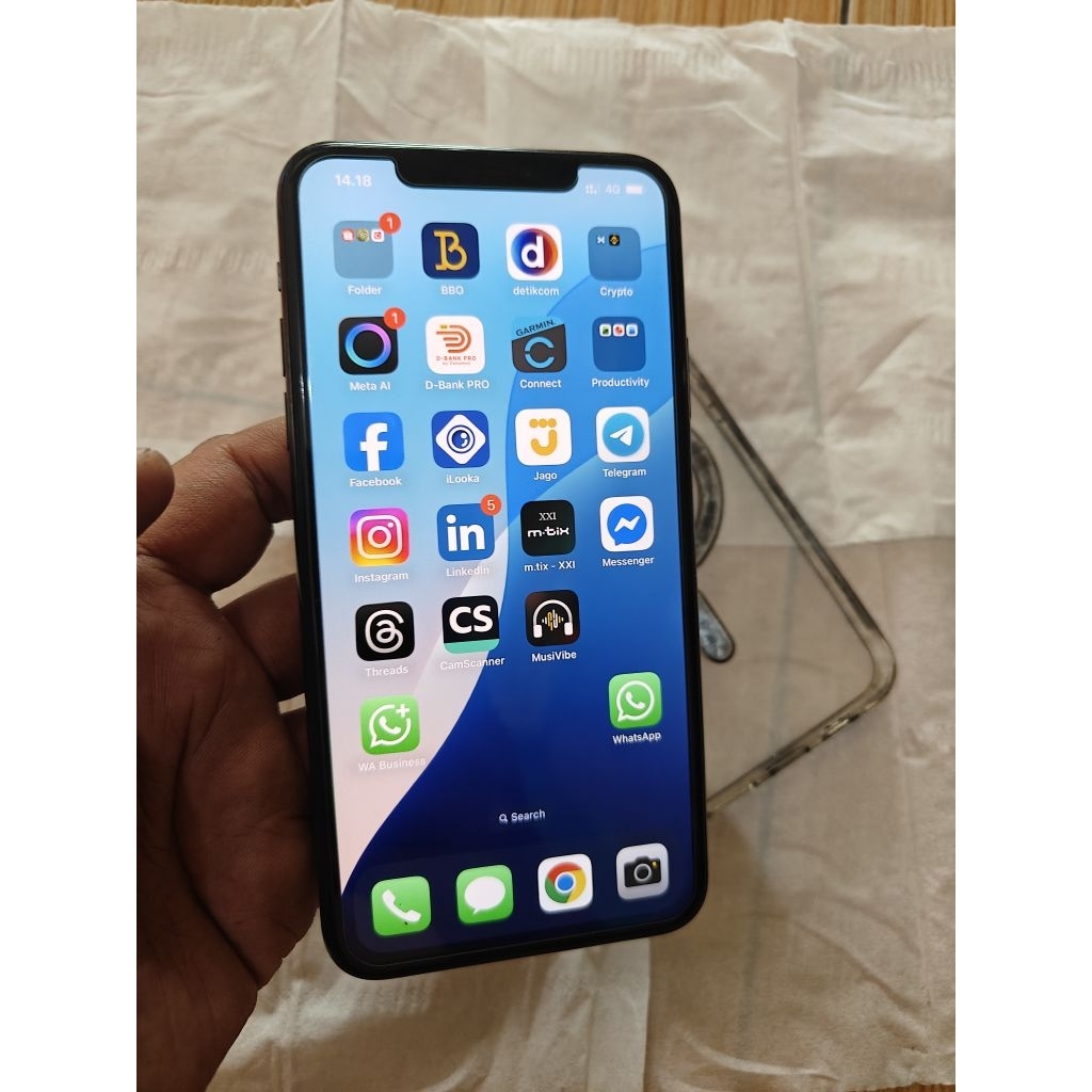 BH 81 ip 11 pro max 256 gb dual sim nano sinyal permanen