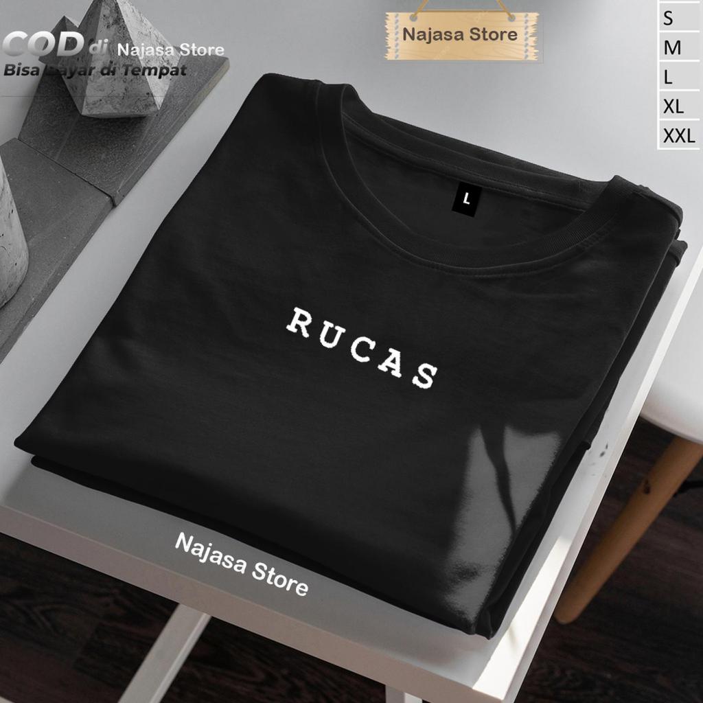 Kaos Pria RUCAS Official T-shirt RUCAS Cotton 100% Premium Fashion Kasual