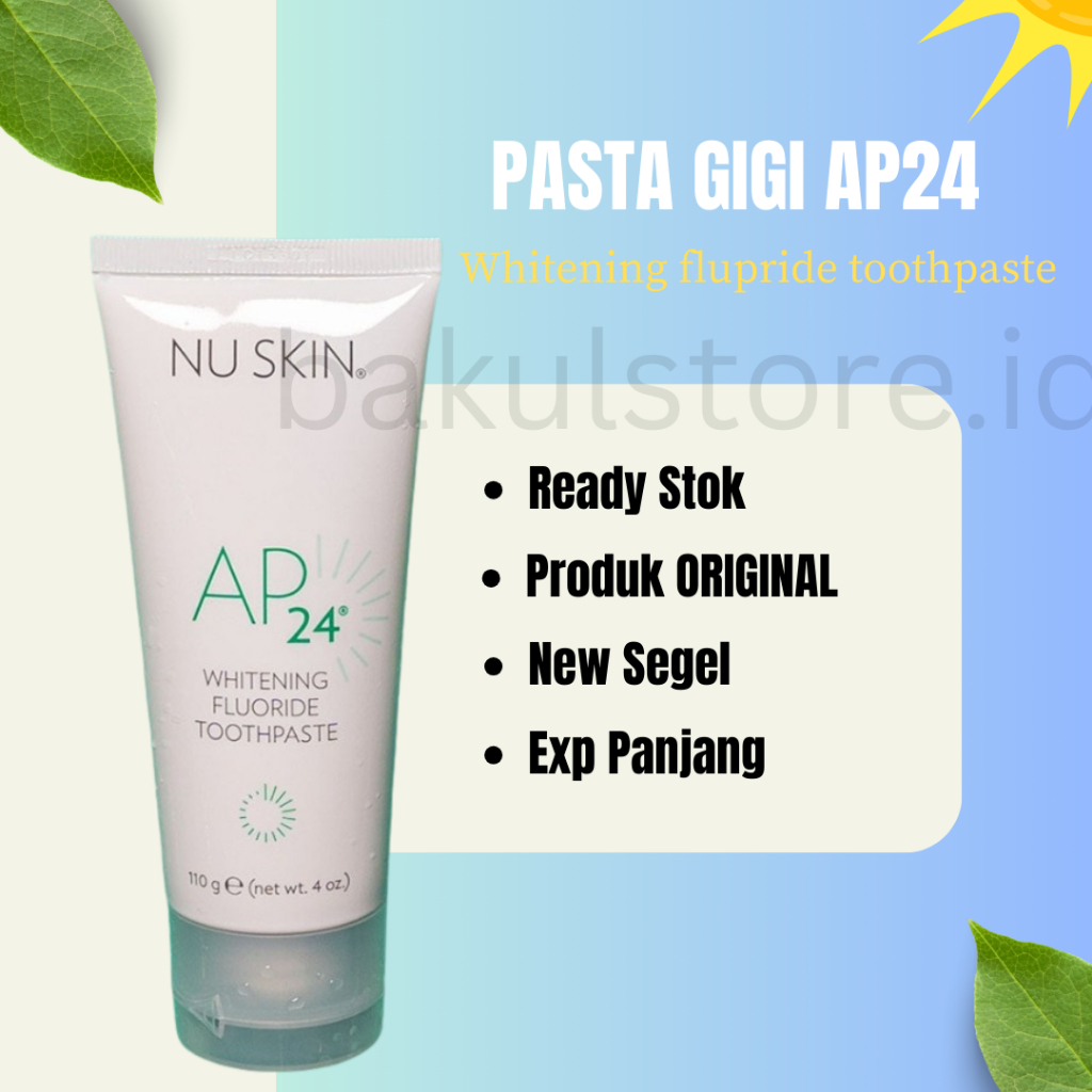 Pasta Gigi AP)24 Whitening Fluoride Toothpaste ED 2027