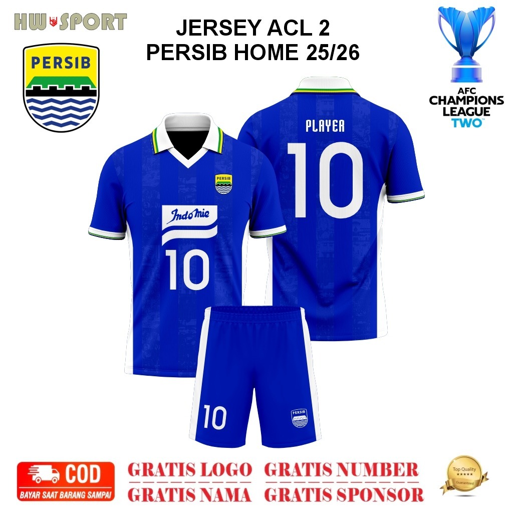 JERSEY PERSIB ASIA ACL TWO HOME TERBARU 2025