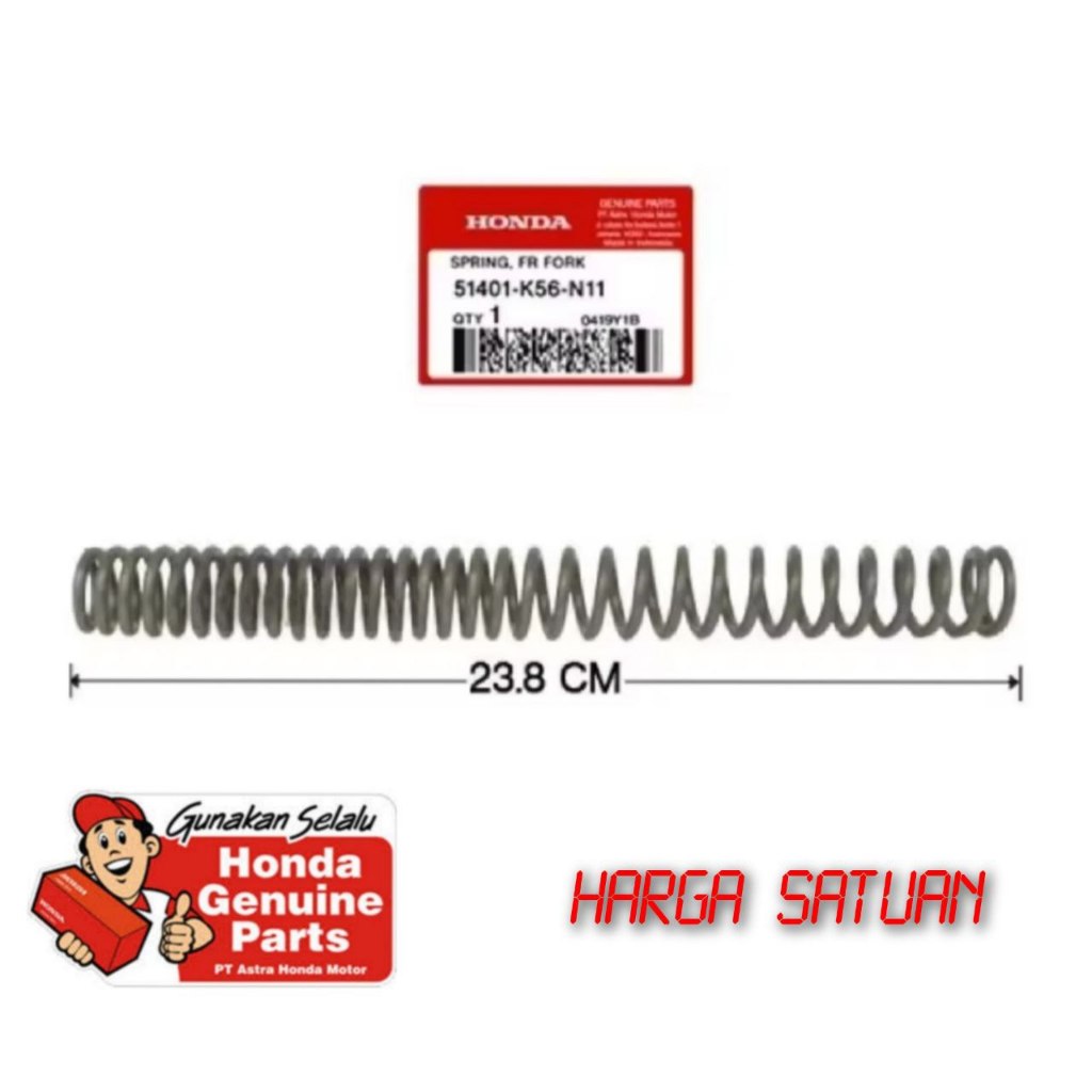 Per Sok Shock Depan K56 Supra GTR 150 Asli BARU Honda
