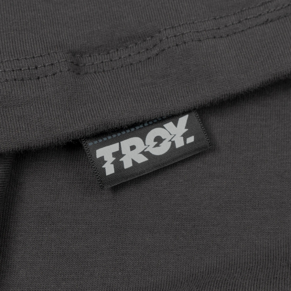 Troy Company Boxy Pocket Oversize Tshirt Dark Grey Cash Rat - Kaos Boxy Oversize Abu Gelap BKD 3451