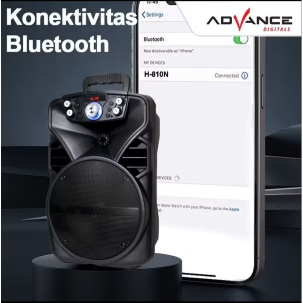 speaker aktif bloetooth advance