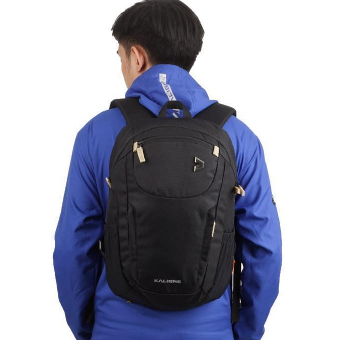 Tas Ransel Kalibre Walcott 18L Black 911463 / 911463000 Backpack Pria Original Traveling Working Lap