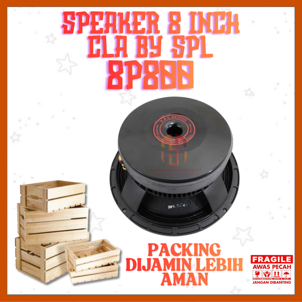 SPL Audio Speaker 8 Inch 8P800