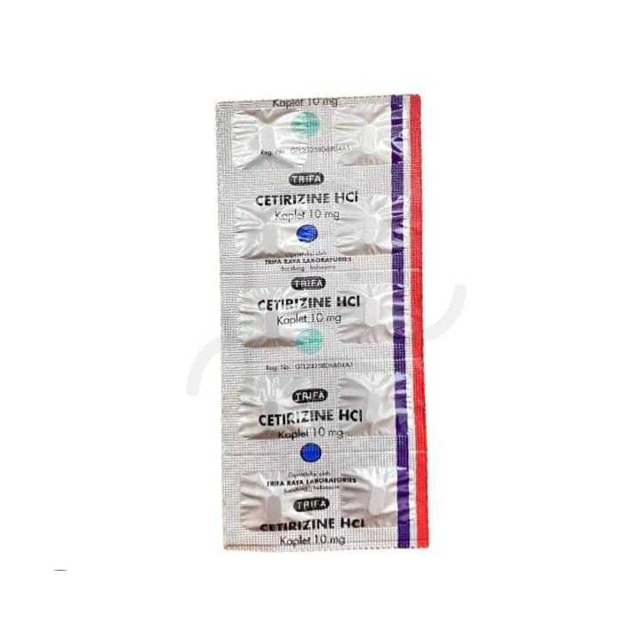 CETIRIZINE HCL TRIFA 10MG 1 STRIP