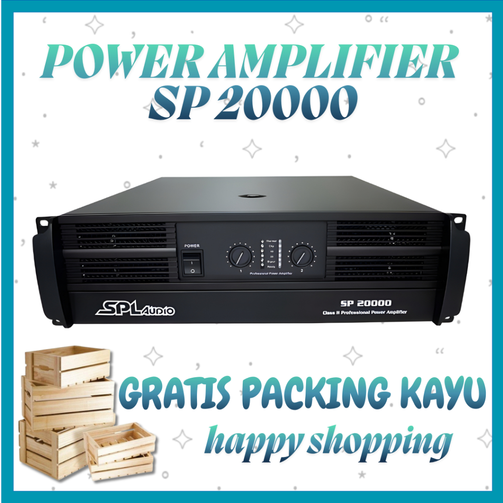 SPL Audio Power Amplifier SP 20000