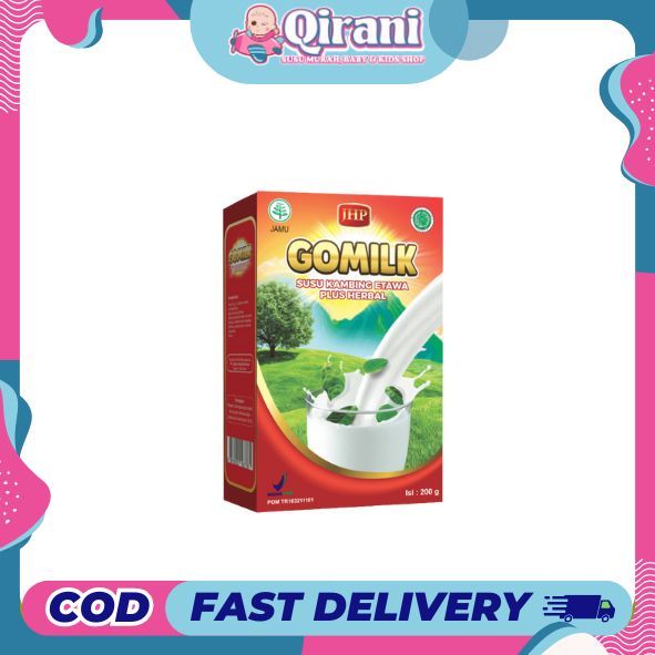 GOMILK ORIGINAL, COKLAT, STRAWBERRY SUSU KAMBING ETAWA | 200 GRAM