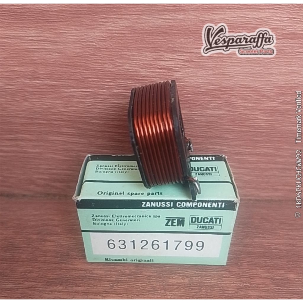 Spul S original Ducati zem Italy untuk stoplamp vespa PX exclusive Excel spartan strada npx t5 pak c