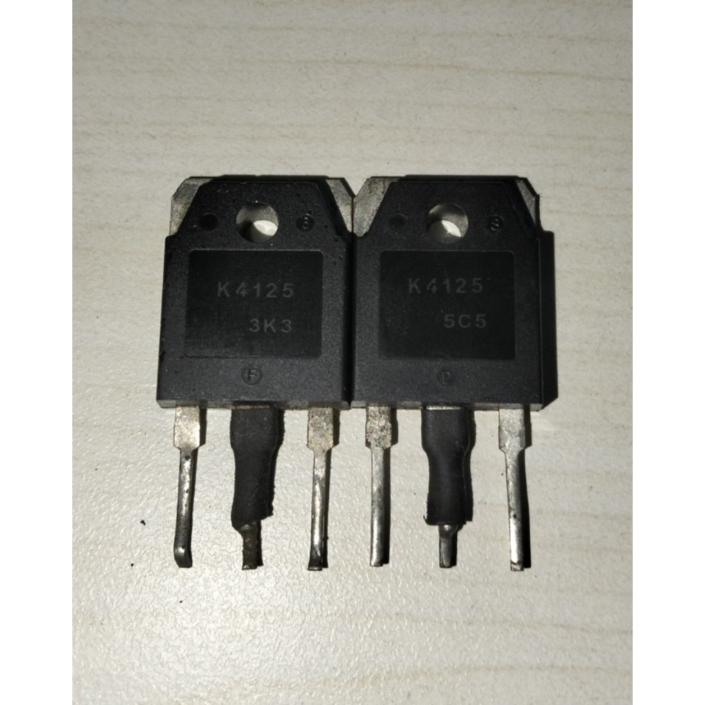 MOSFET TRANSISTOR K4125 (600V 17A 170W) BEKAS ORIGINAL
