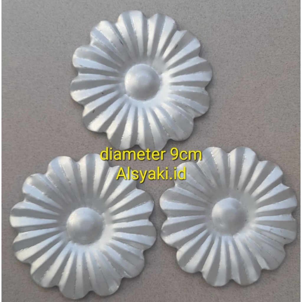 Bunga Matahari Plat Besi Ornamen Pagar tralis minimalis