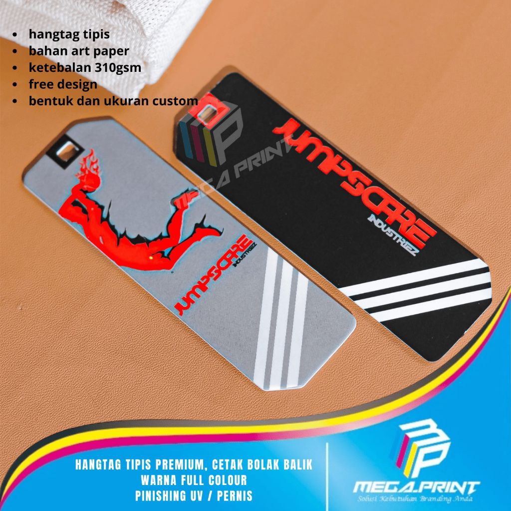 hangtag tebal (hangtag 700 GSM free dsain) hangtag pakaian