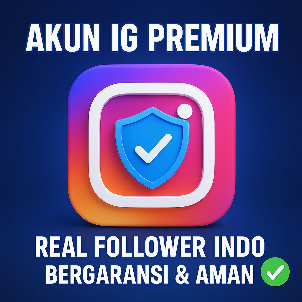 Jual Akun Instagram Fresh - Real Follower Indo Aktif - Cocok untuk Olshop/Pribadi - Bergaransi"