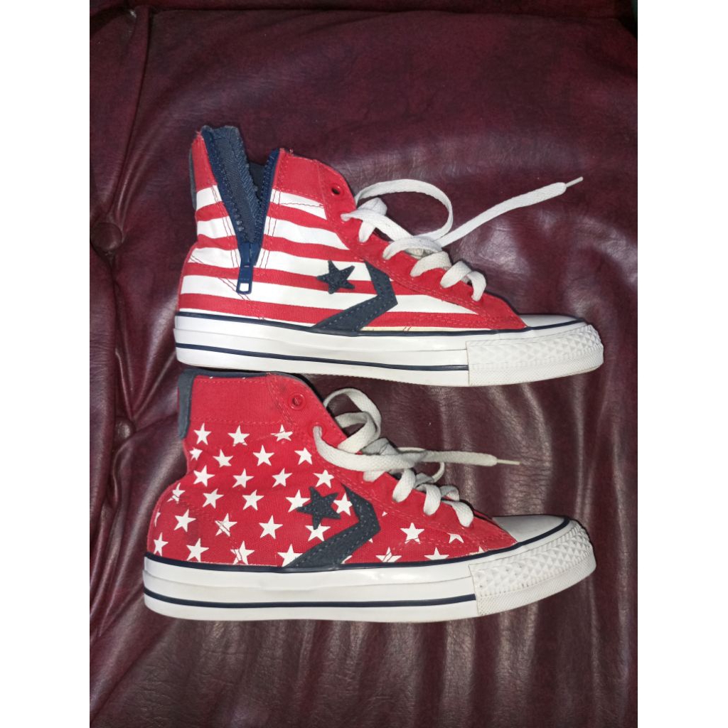 (new preloved) sepatu Converse Star Zipper uk 36 ori 1000%