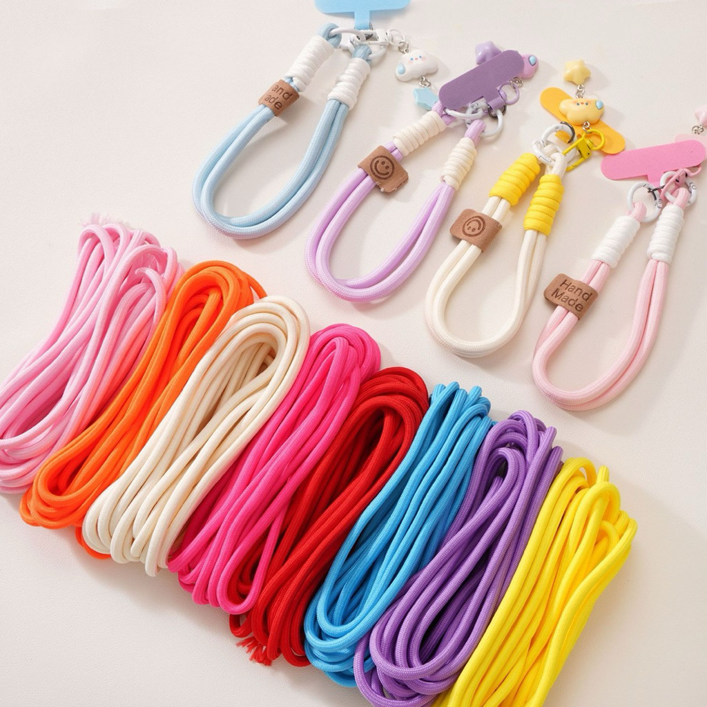2METER Tali paracord 5mm tali phonestrap ganci tali outdoor serbaguna tali paracord warna warni