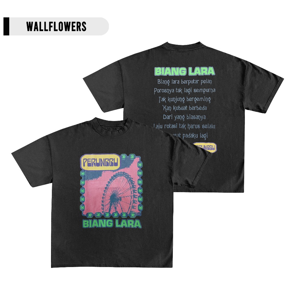 Perunggu - Biang Lara Tshirt Hitam / kaos band perunggu / kaos band / kaos pop punk