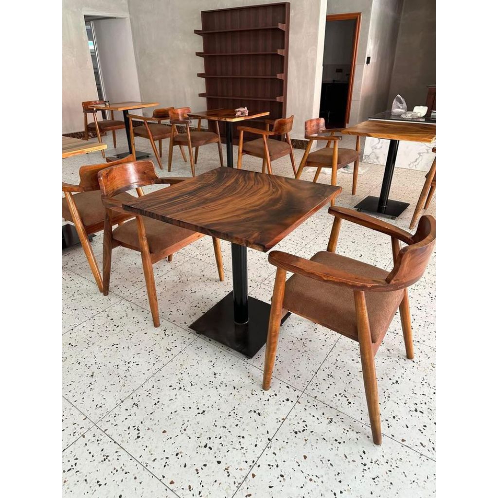 set meja cafe minimalis modern set meja cafe industri set meja cafe kayu solid set meja cafe outdoor
