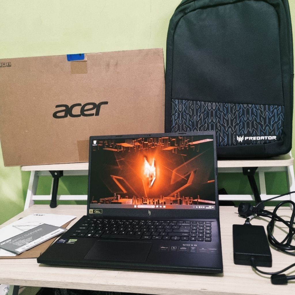 Laptop acer nitro i9 13900h rtx 4060 v15 anv15-51-901S nvidia gaming