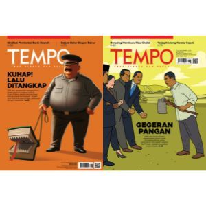 Paket Bundel Majalah Tempo Kuhap Lalu Ditangkap dan Gegeran Pangan