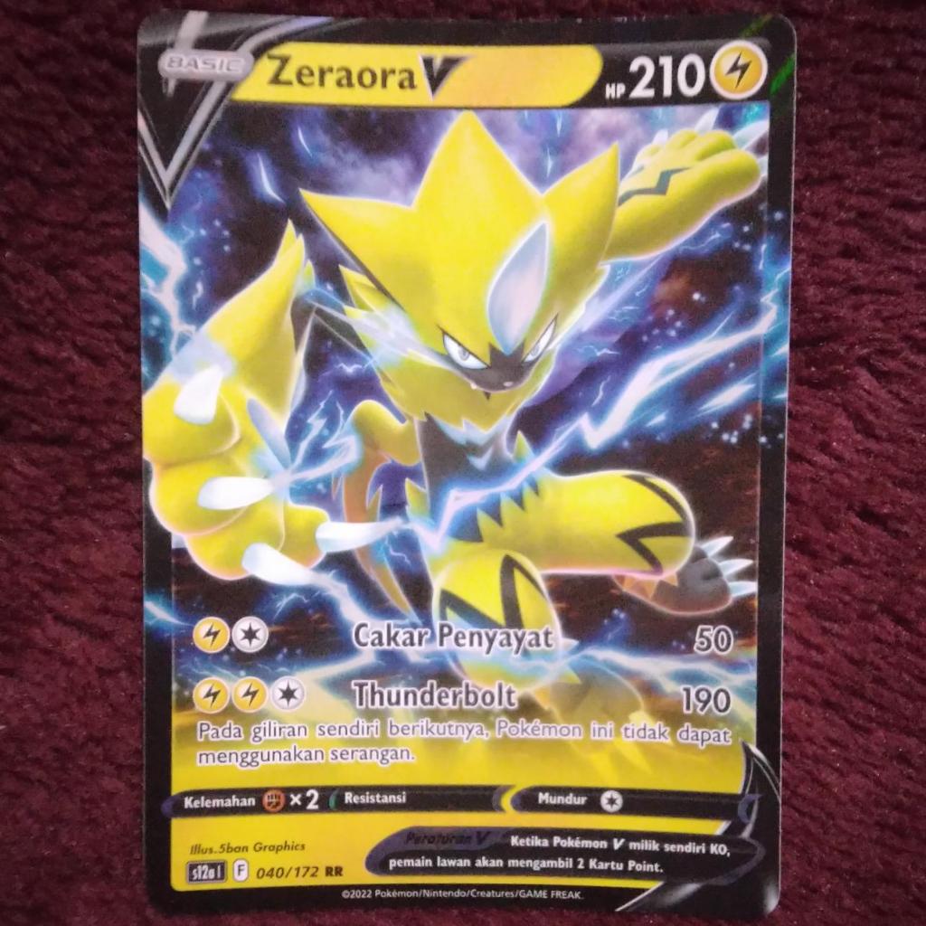 Zeraora V RR s12a - Pokemon TCG Indonesia foil holo