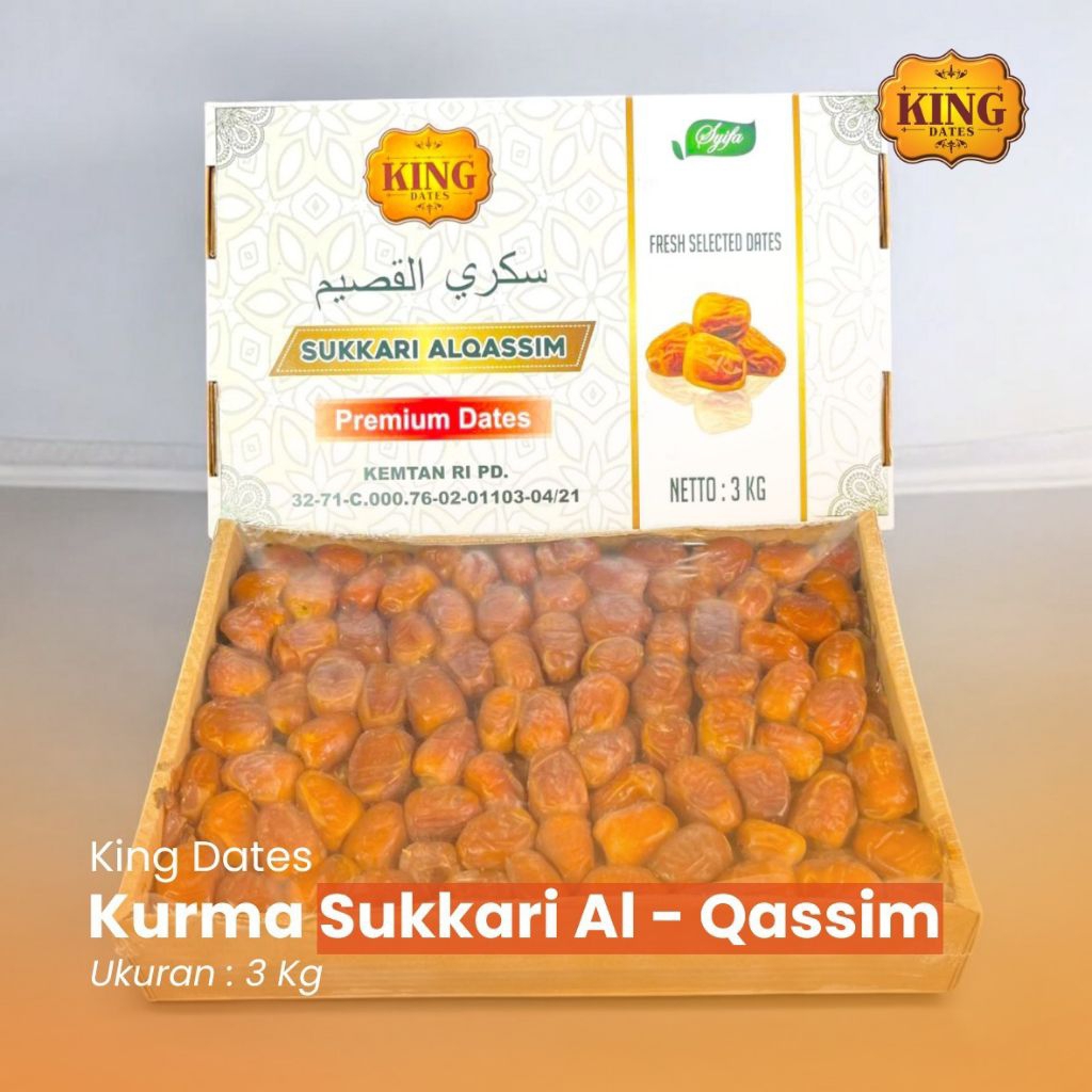 Kurma Sukkari Premium King Dates 3kg