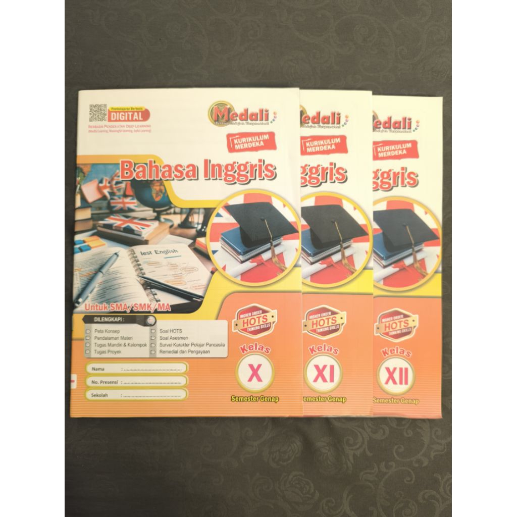 Buku Lembar Kerja Siswa/Buku Pendamping (LKS) Bahasa Inggris SMA/SMK/MA Kelas 10-12 Semester 2 Kurik