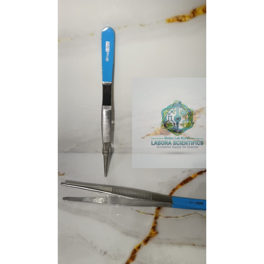 Pinset Chirurgis 12,5 cm , pinset anatomi , pinset Bedah chirugis , Stainless Steel merk onemed