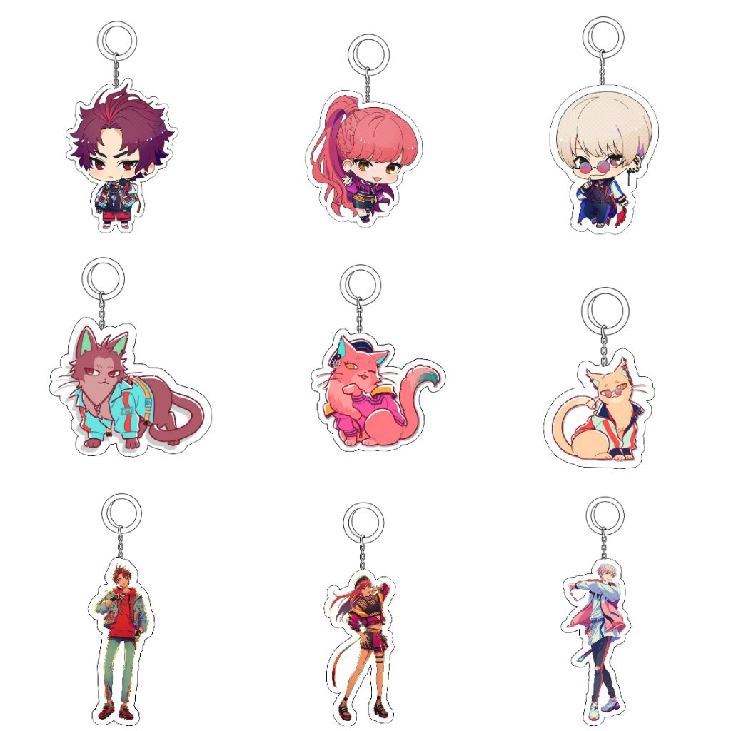 Paradox Live Keyring/Gantungan Kunci Akrilik Anime Paradox Live