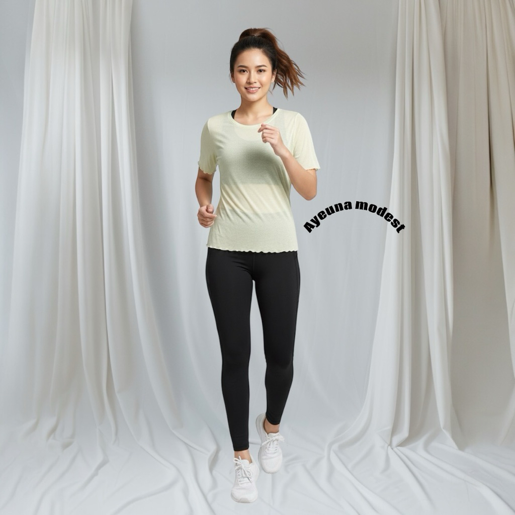 Oysho Top Soft Transparant In Lime Original New - Size S